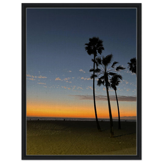 VENICE SUNSET WALL Art, Sunset Wall Art, California Venice Beach Wall Hanging Decoration Wall Art Canvas Print, Wall Hanging Print Art - CaliCuration